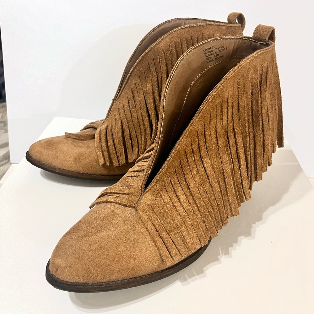 Coconuts by Matisse Lambert Tassel Fringe Ankle Western Style Boots 9.5 - Picture 4 of 12